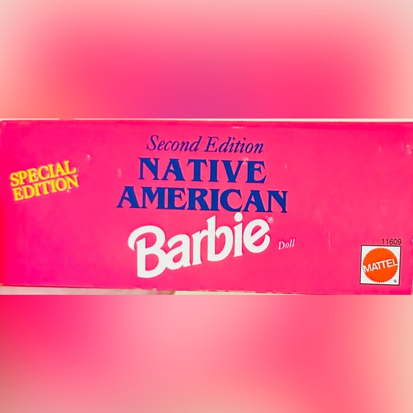 •1992 Native American Barbie 2nd Ed, from the Dolls of the World Series #2753 - Picture 6 of 7